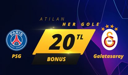 PSG - Galatasaray Maçında Atılan Her Gole 20 TL neymar